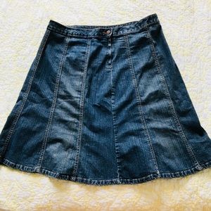 Lane Bryant Stretch Denim Skirt Sz16